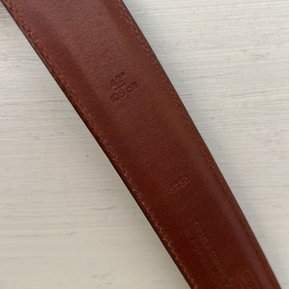Vintage Coach leather belt - Picture 5 of 6